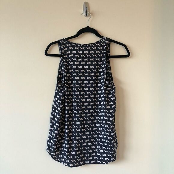 Theory Sleevless Isaac Arrow Print - Picture 6 of 9